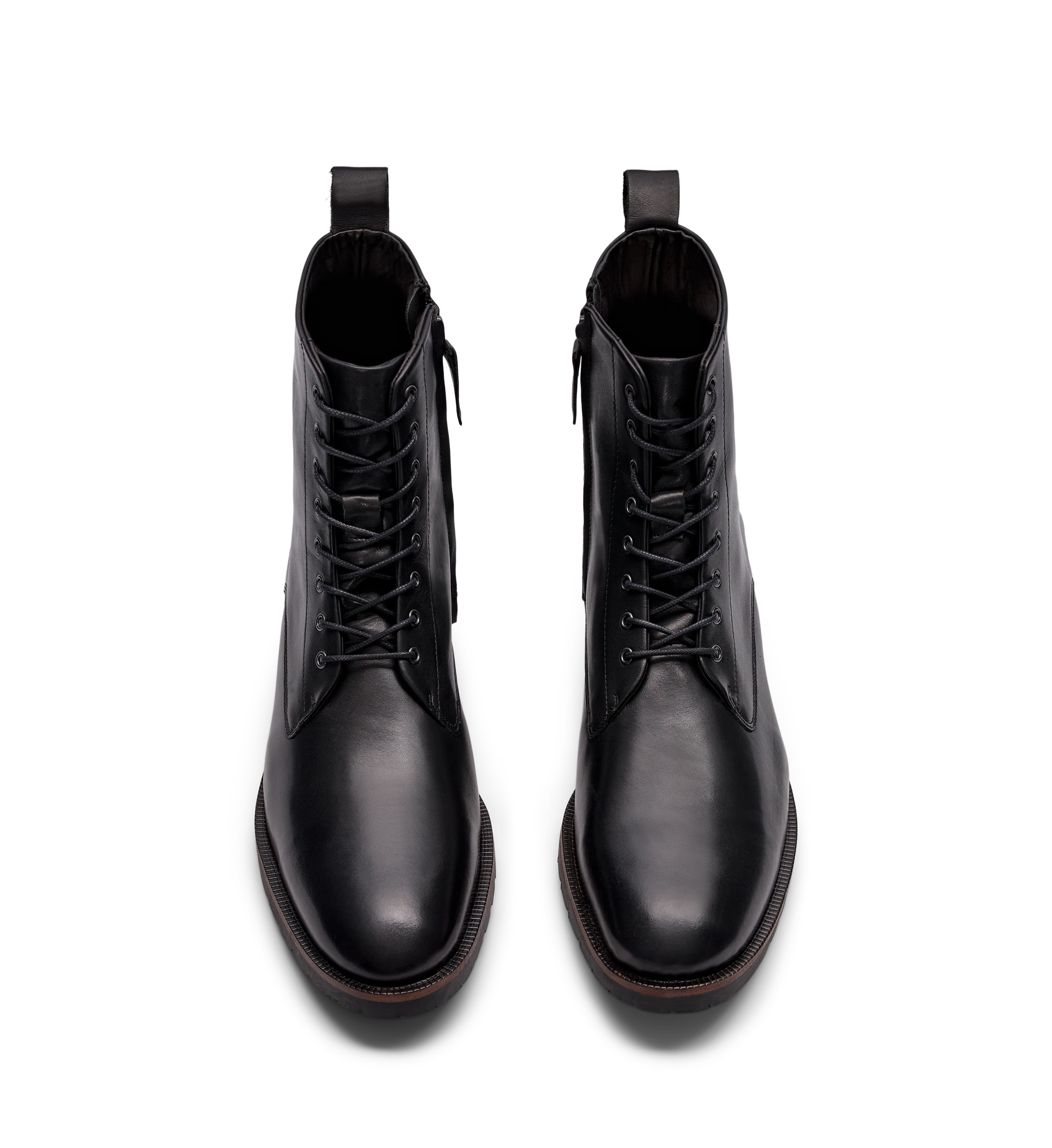 Argon Black Leather Men's Boots