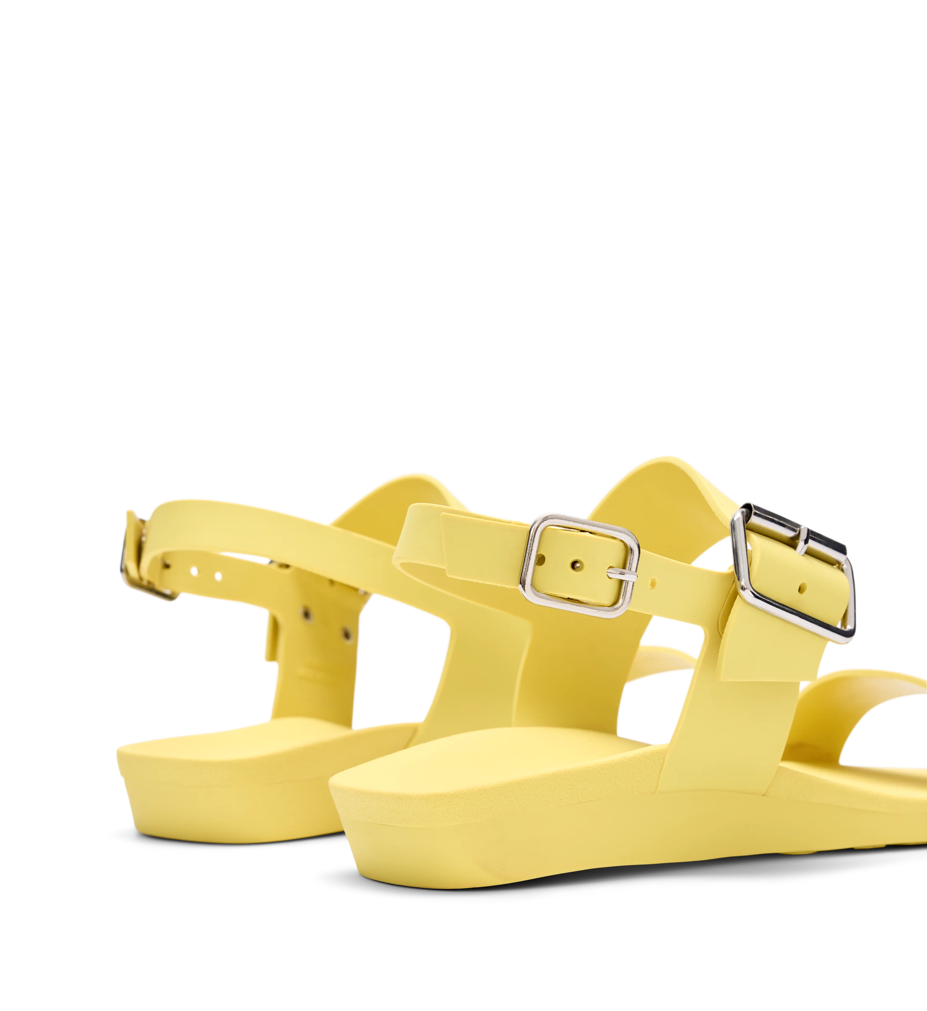 Sanderlings Citrus Yellow Rubber Sandals