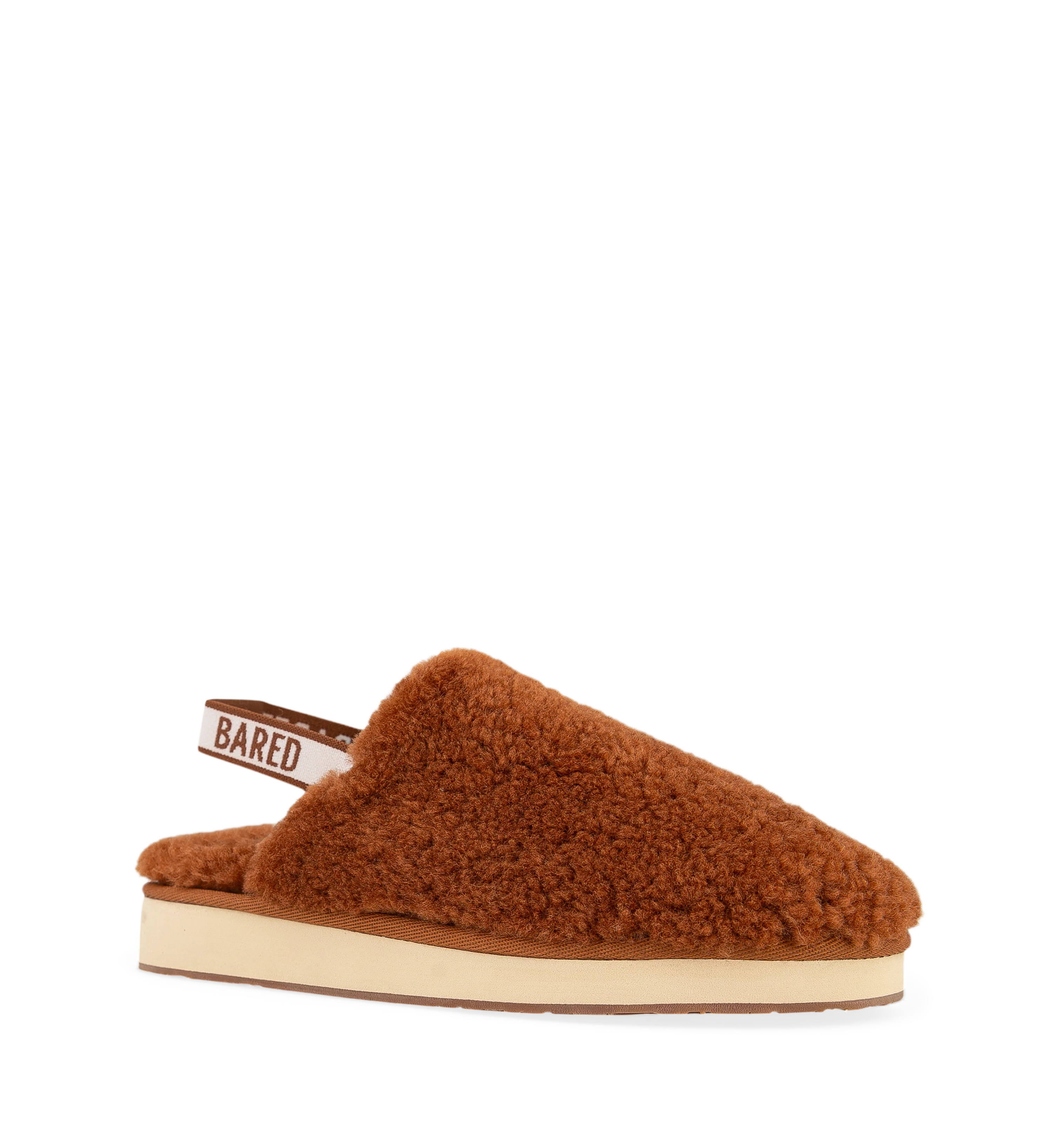 Snuggling Terracotta Sheepskin Slipper Scuffs
