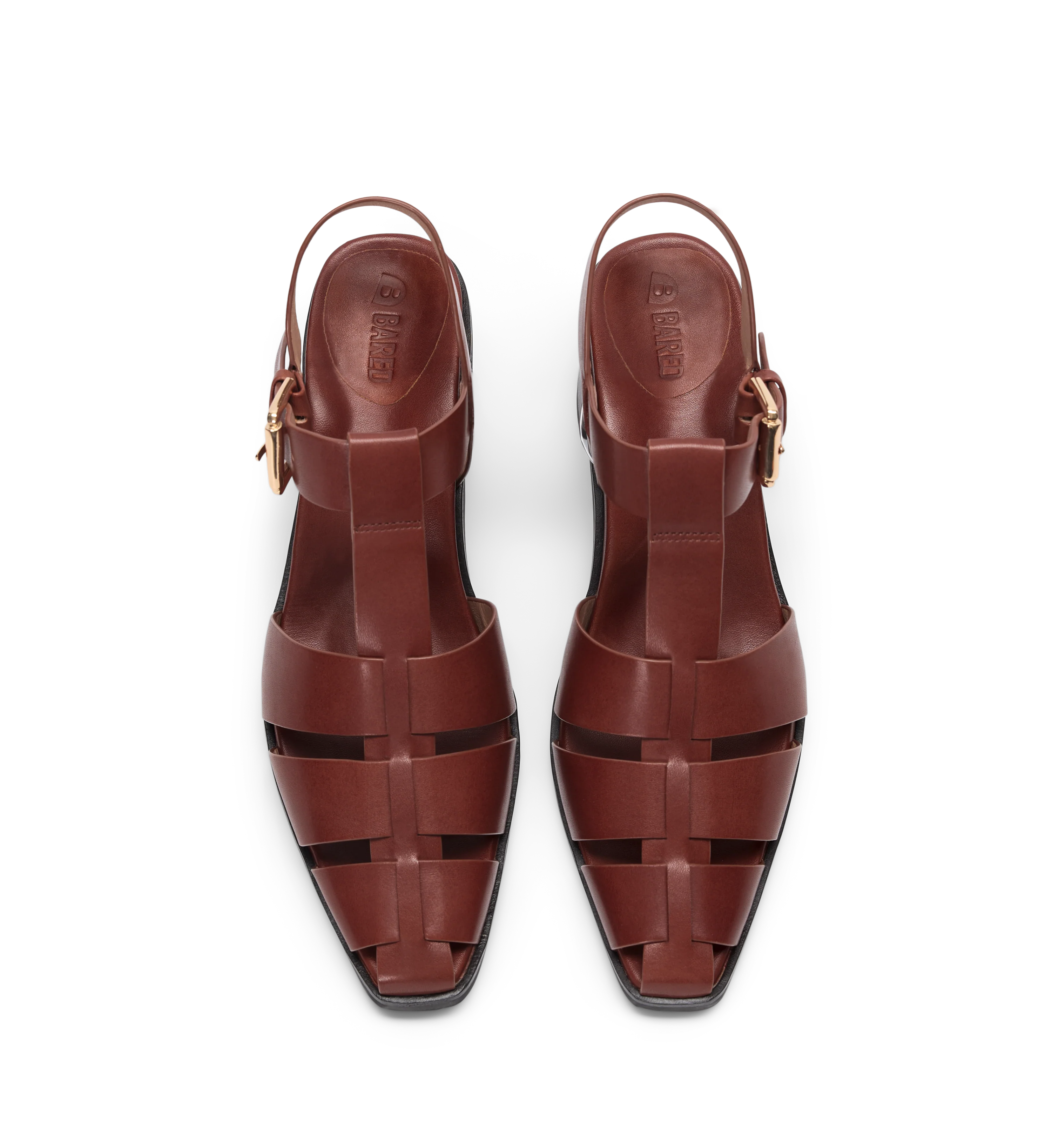 Cardellina Dark Tan Leather Casual Heels