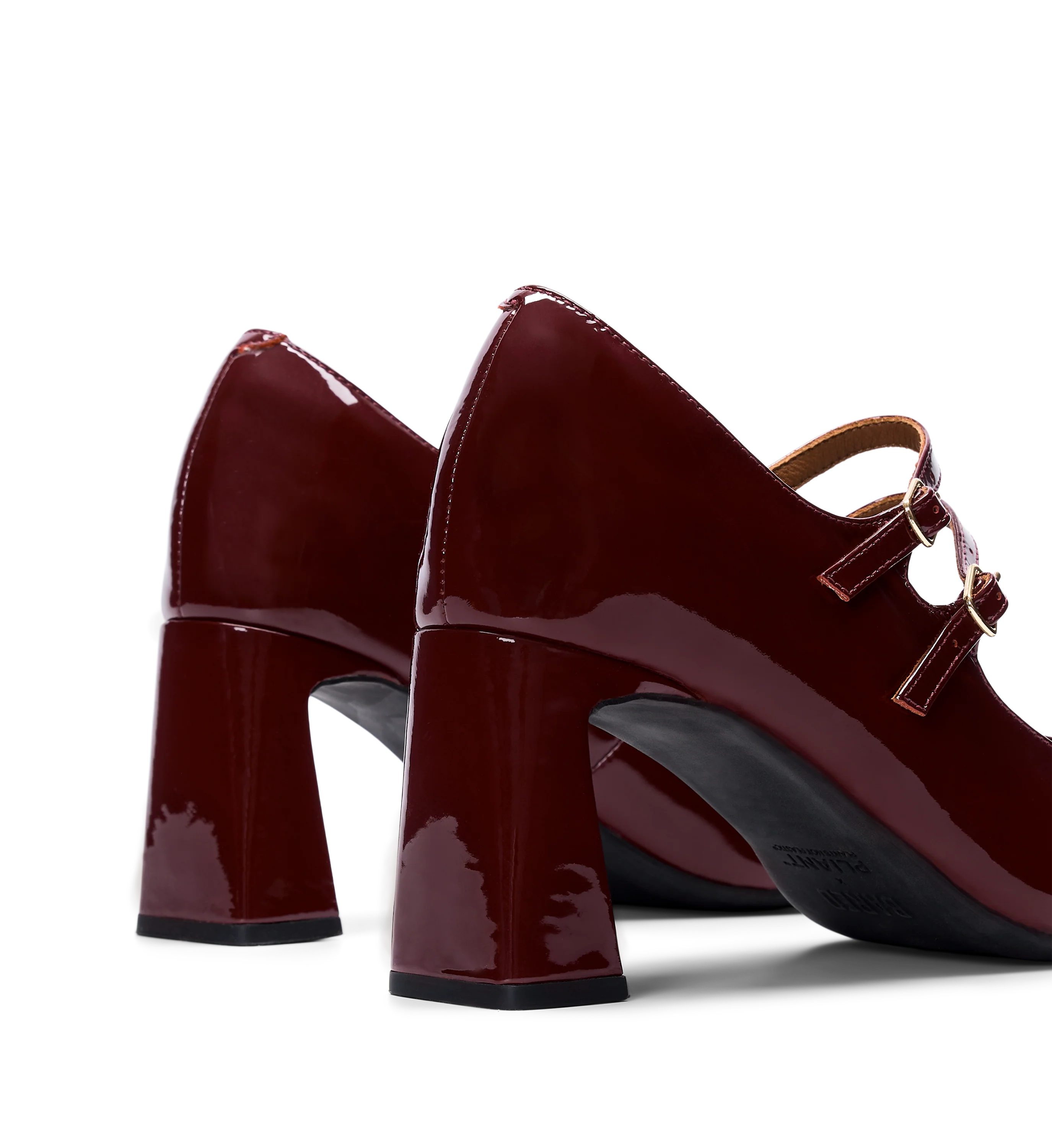 Cayuga Dark Cherry Red Patent Leather High Heels