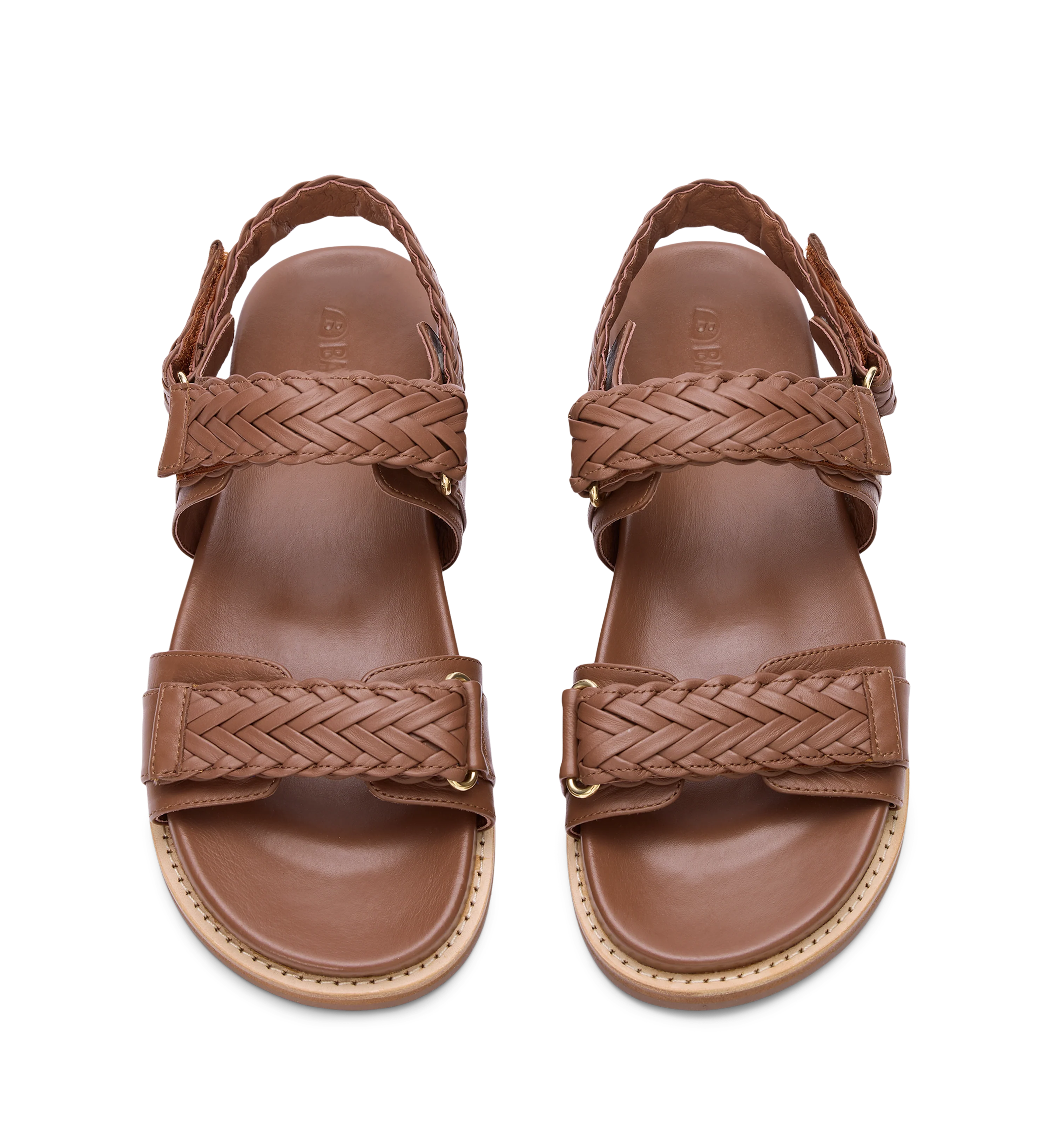 Cygnet Tan Leather Chunky Sandals