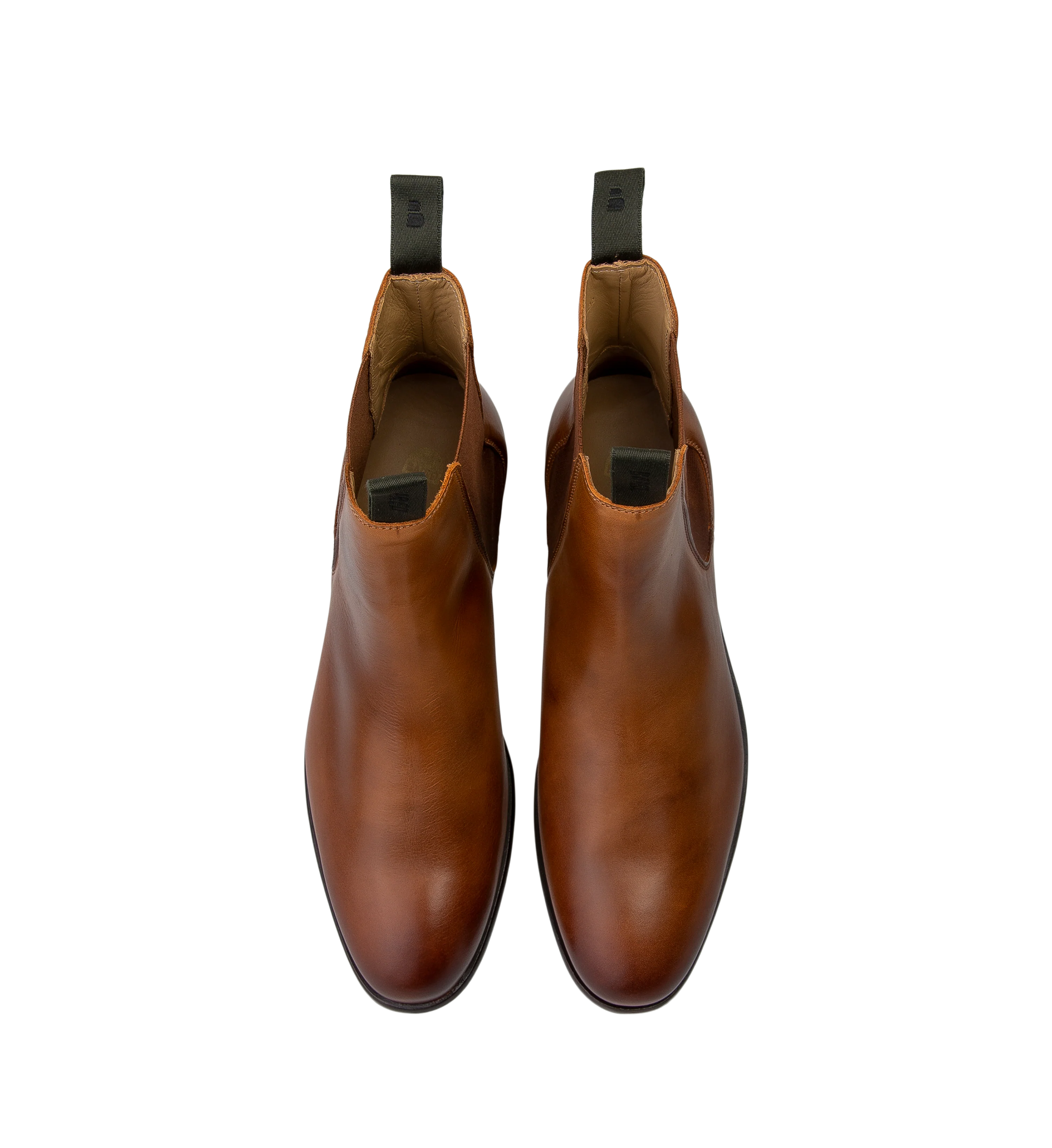 Thallium Tan Leather Boots