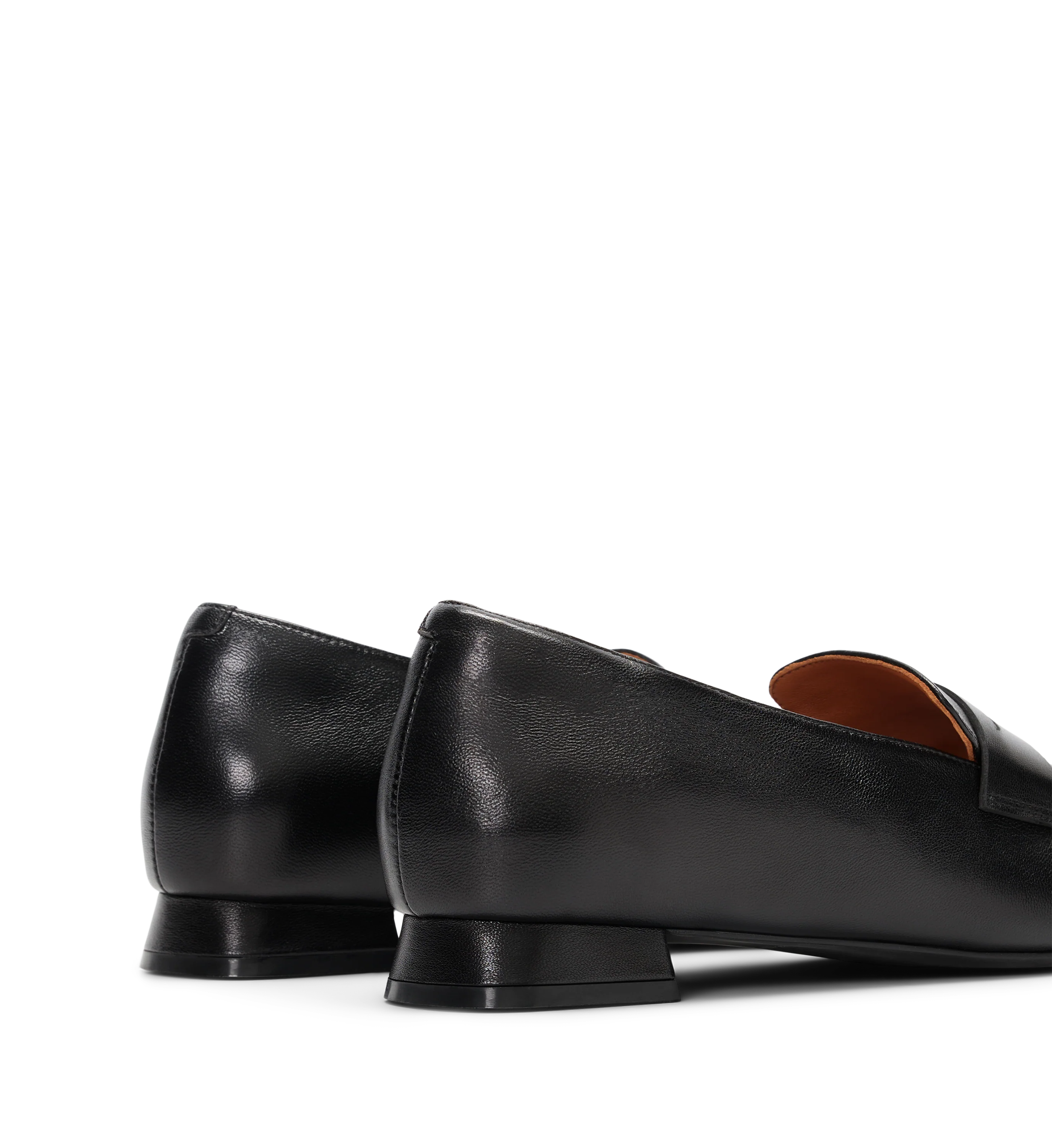 Ninox Black Leather Loafers