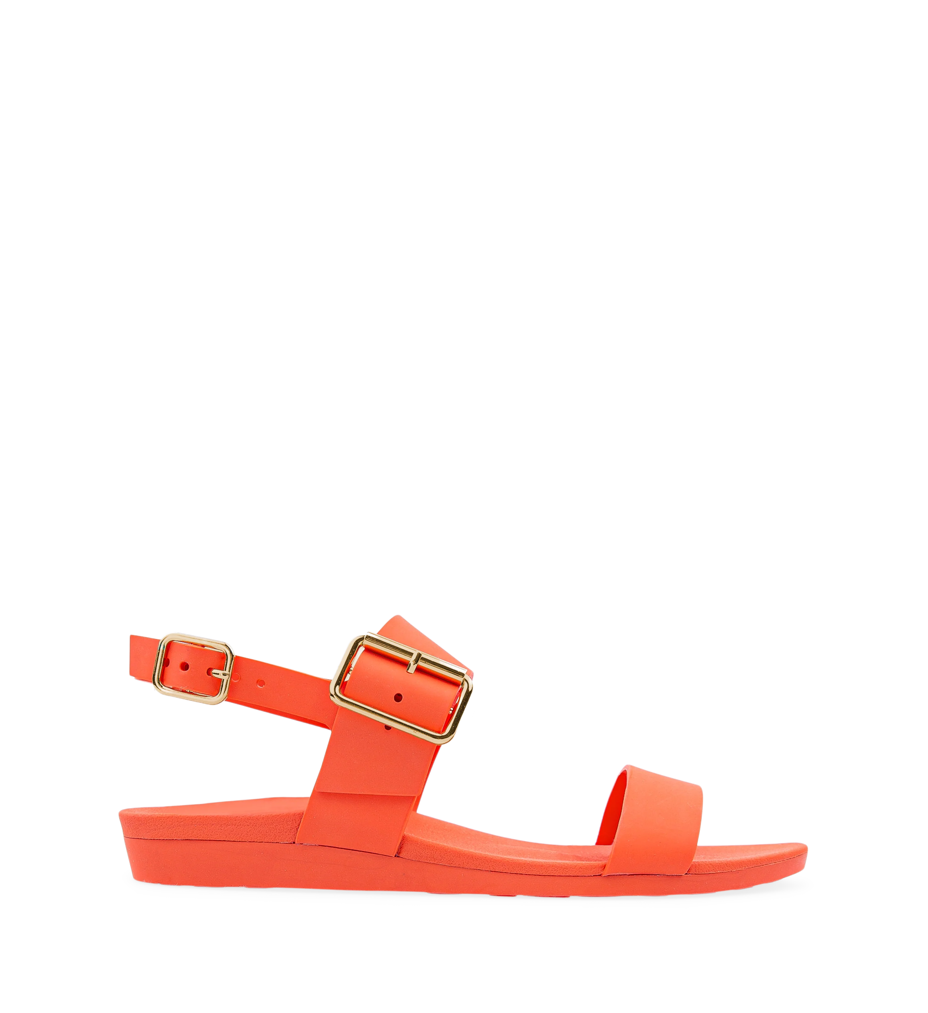 Sanderlings Papaya Rubber Flat Sandals