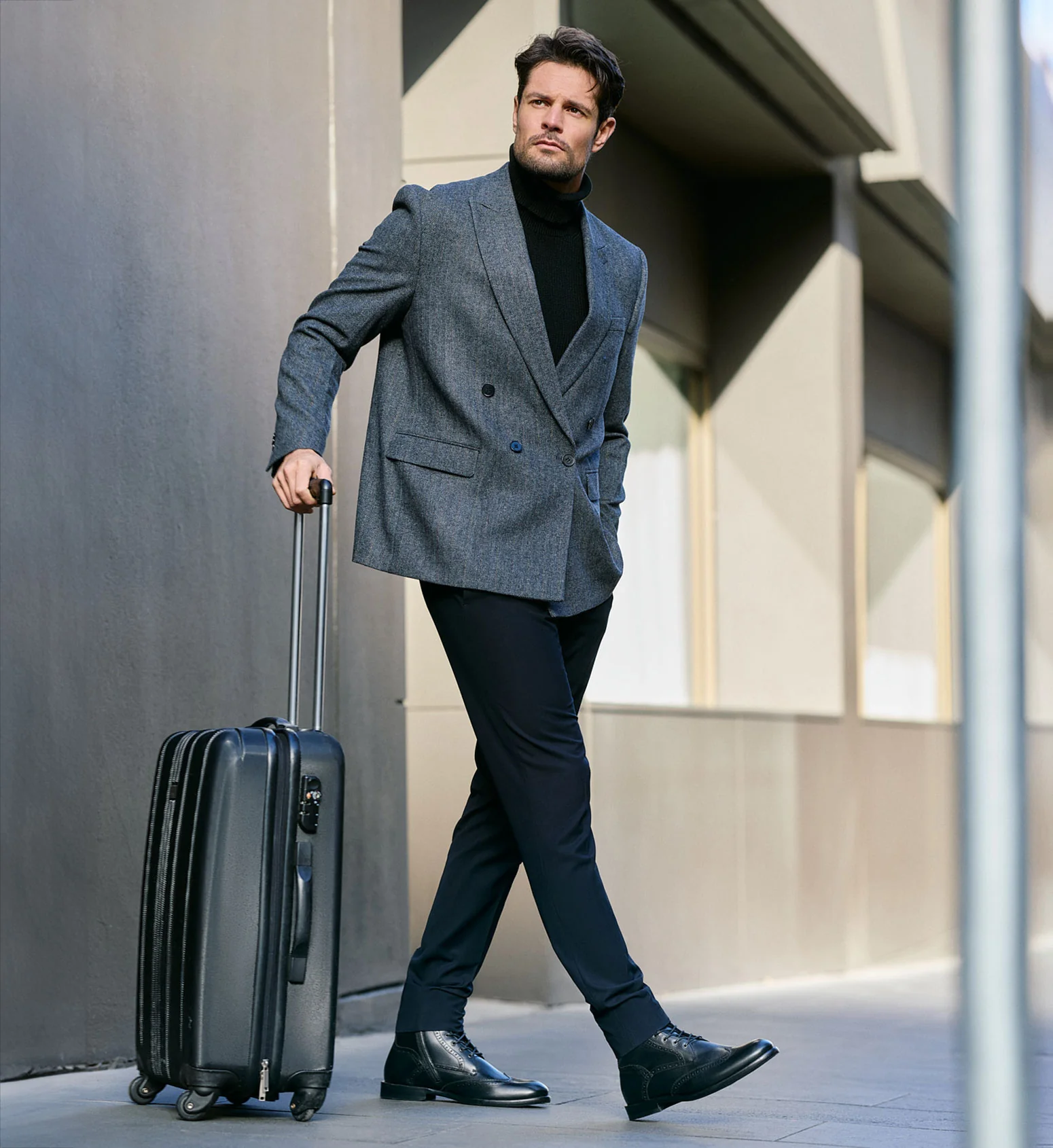 Manganese 2 Black Leather Boots