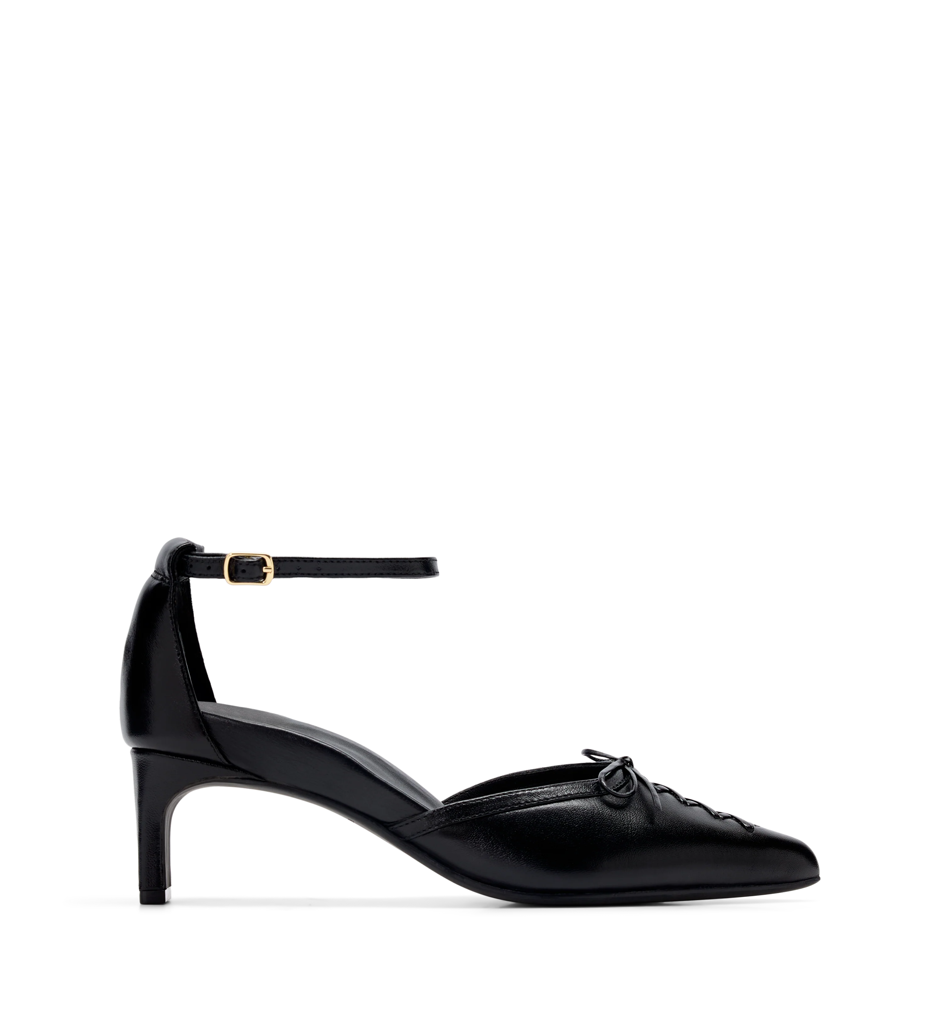 Suiriri Black leather Low Heels
