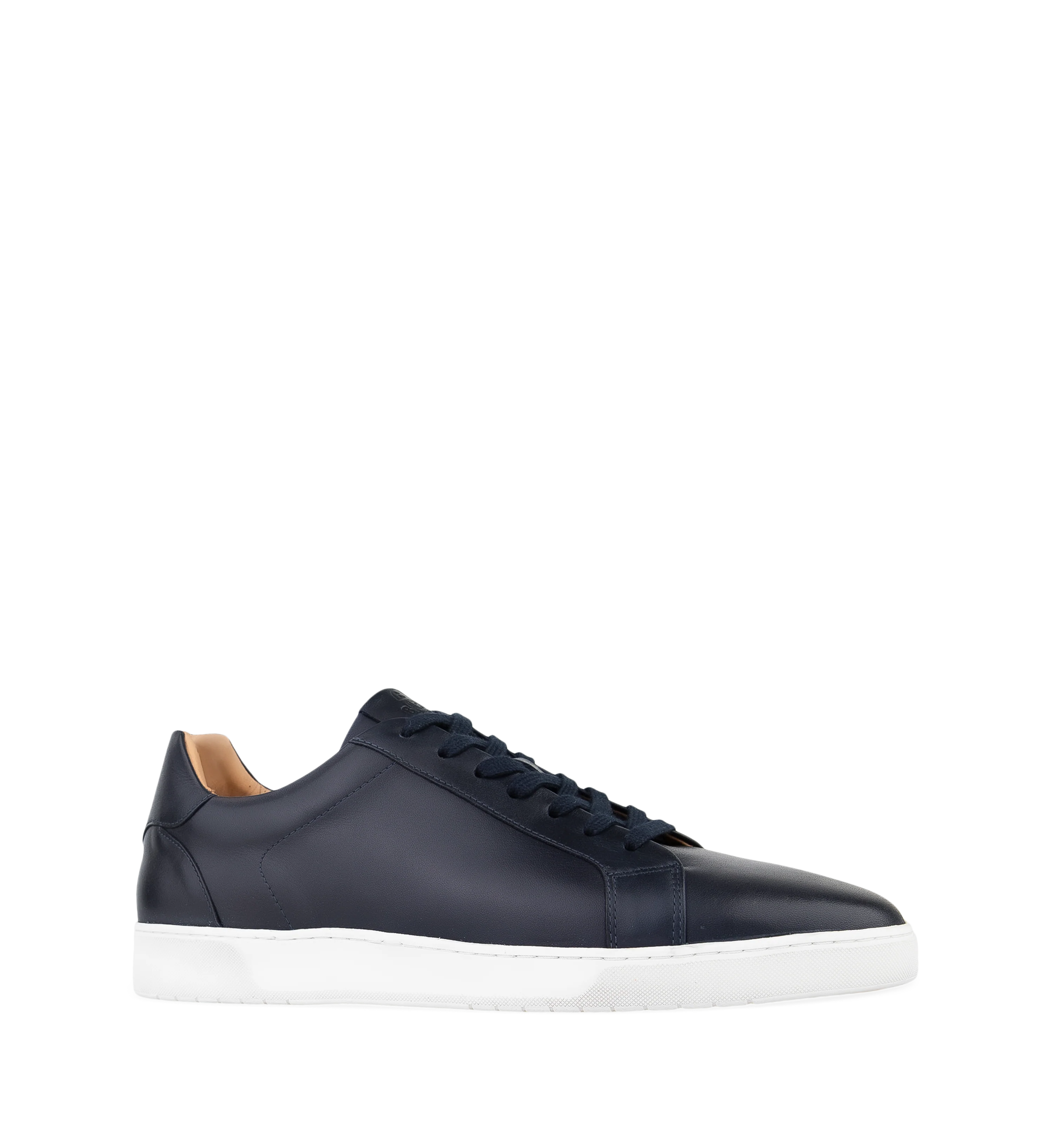 Bohrium Navy Leather Men's Sneakers