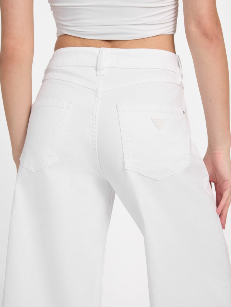 GUESS Eco Bellflower Cropped Wide Leg Jeans