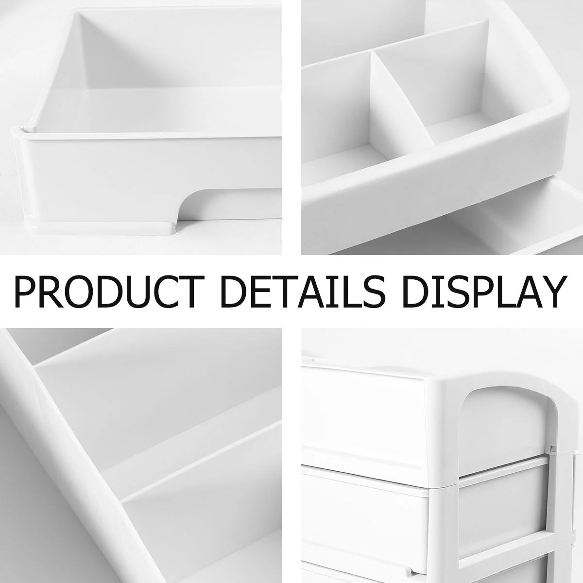 Drawer Type Organizer Student 27.00X19.00X31.00CM White