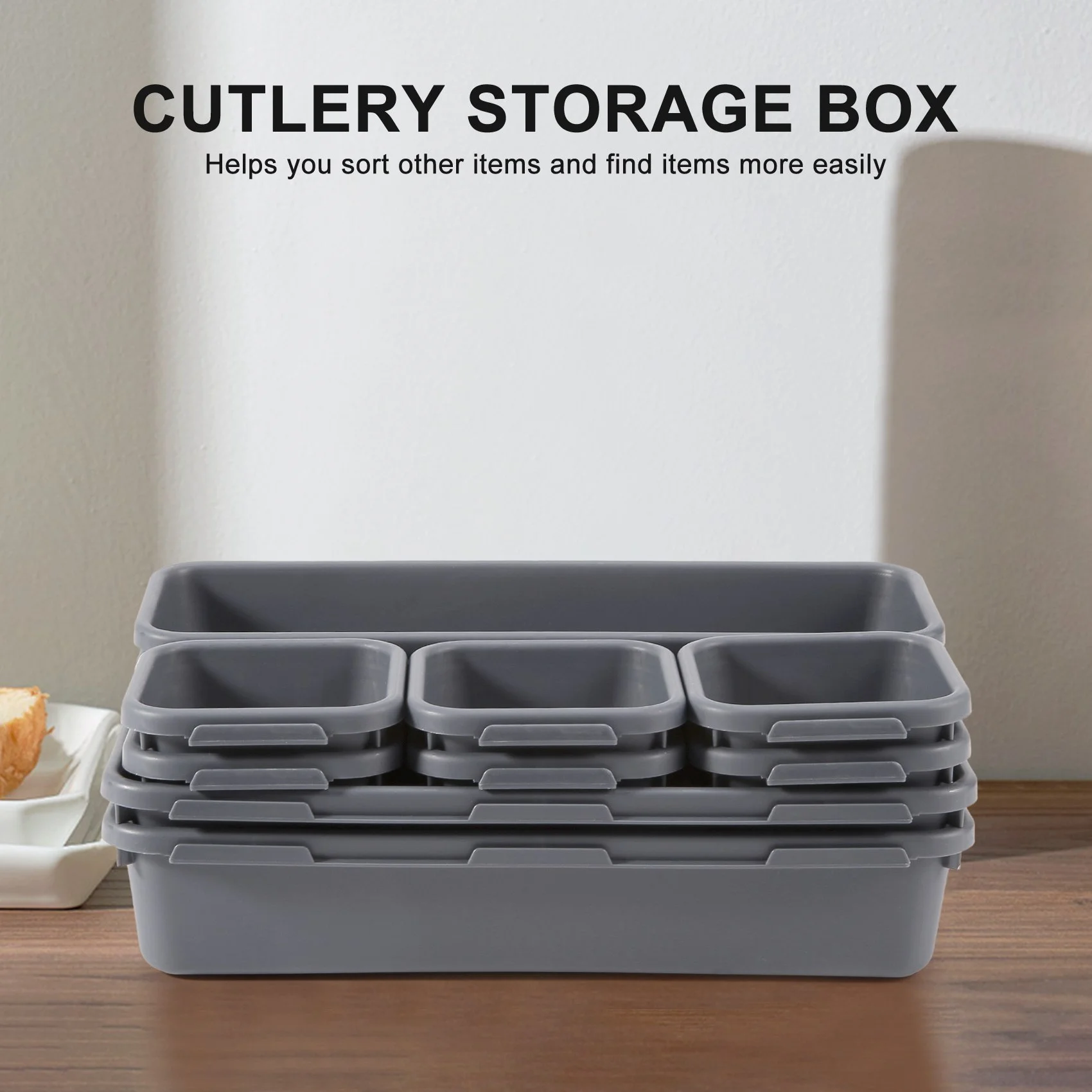 18 Pack Drawer Organizer Tray, Multi-Purpose Desk Drawer Tray Organizer for Kitchen Bathroom Office Bedroom