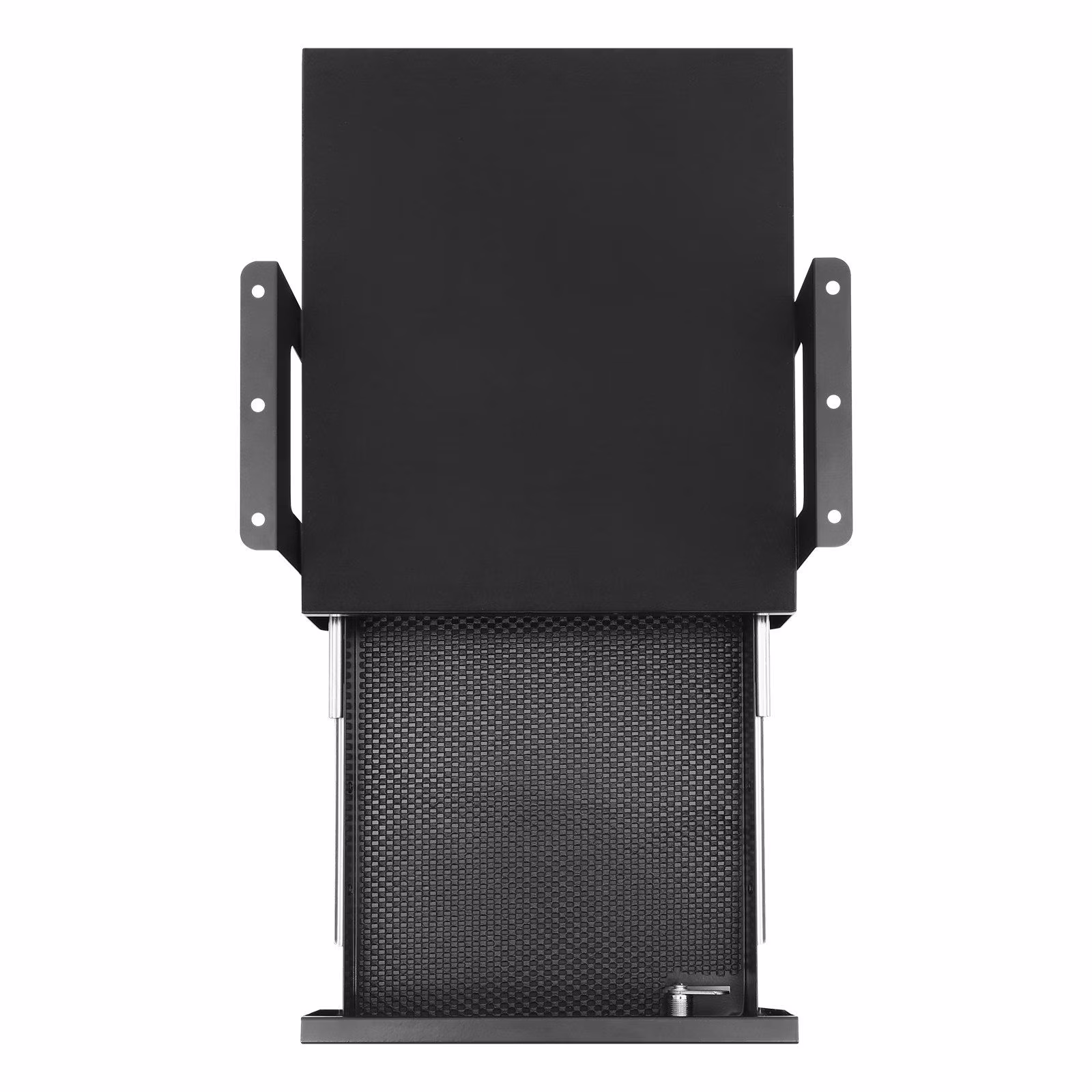 13 in Under Desk Lockable Storage Drawer, Retractable Organizer Tray for Workspace