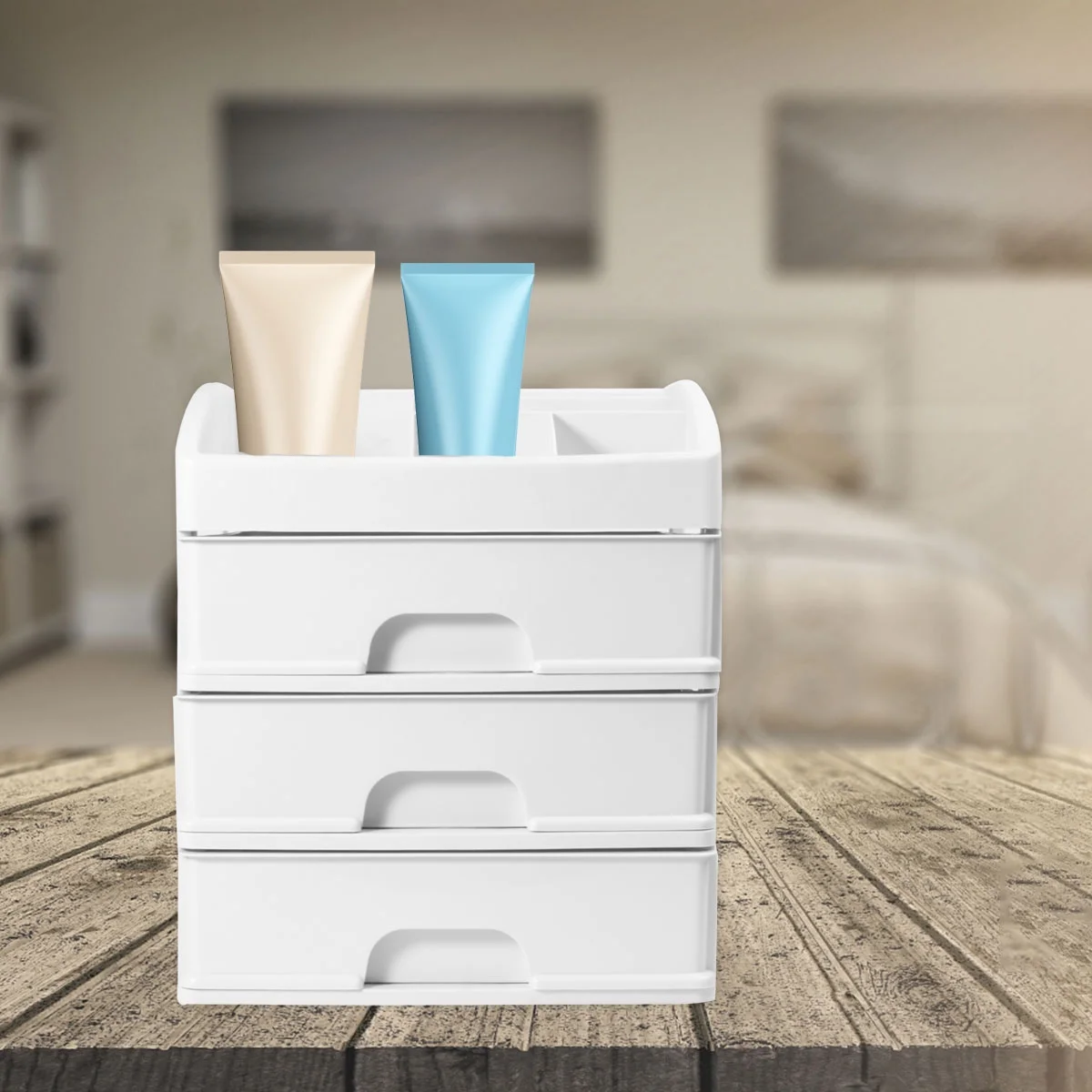 Drawer Type Organizer Student 27.00X19.00X31.00CM White