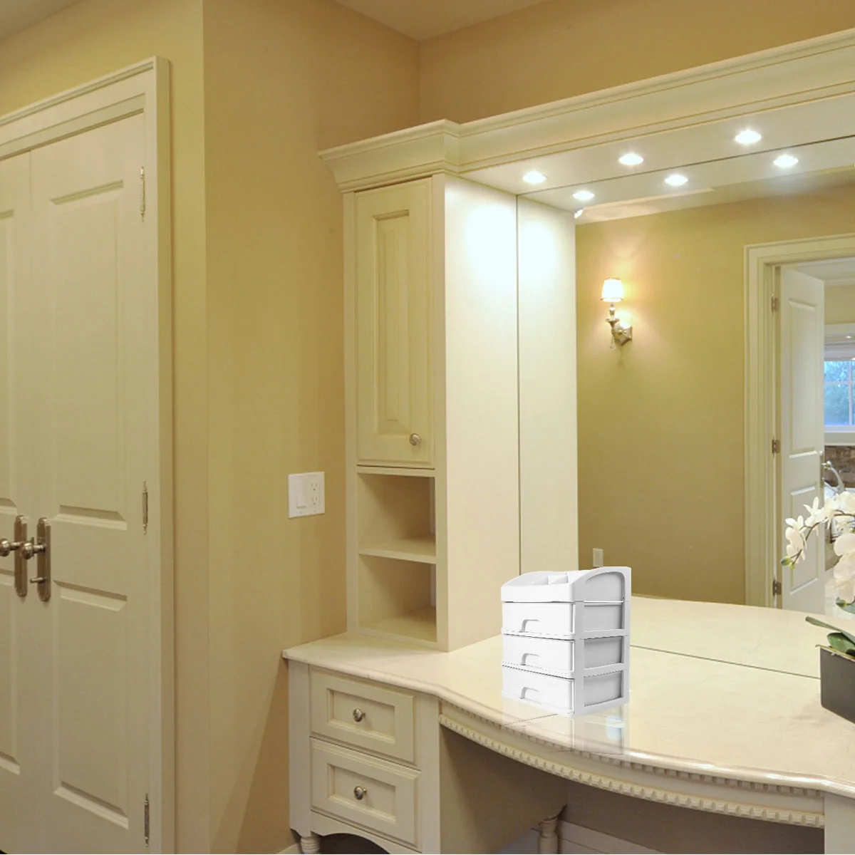 Drawer Type Organizer Student 27.00X19.00X31.00CM White