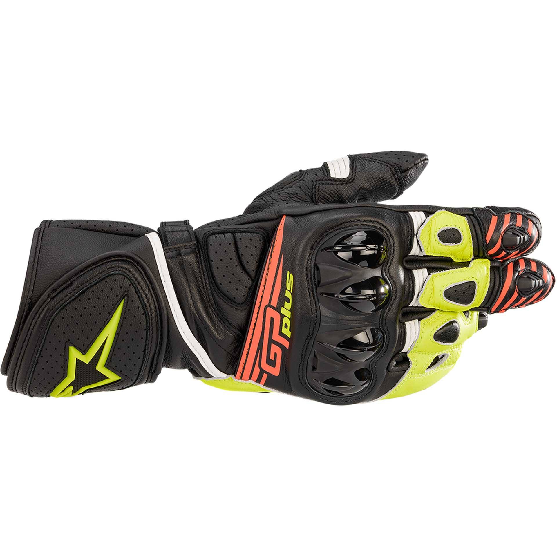 Alpinestars GP Plus R V2 Gloves Yellow Black Red
