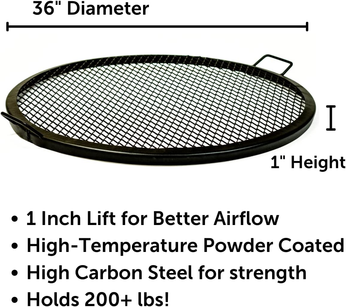Walden Tough BBQ Cooking Fire Pit Grilling Grate (30