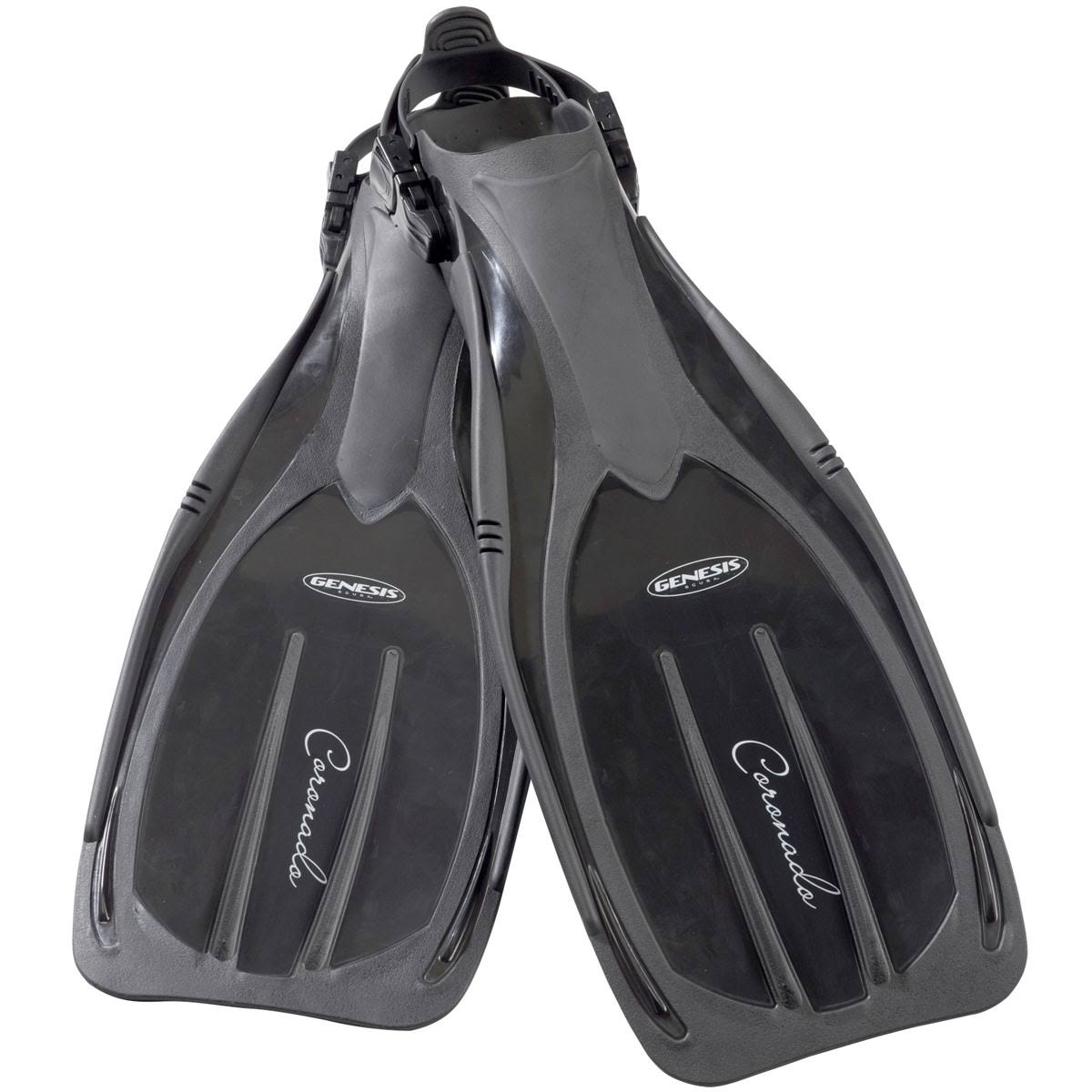 Genesis Coronado Fins, Black, X-Large
