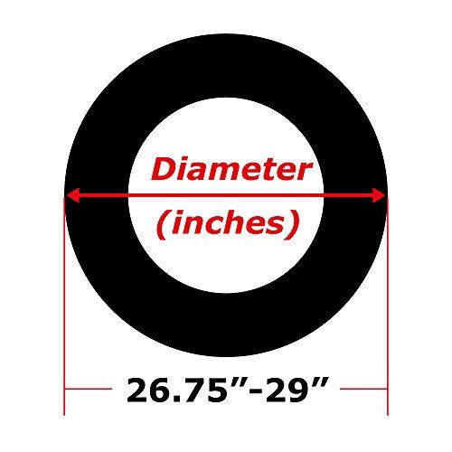 Leader Accessories 4pcs RV Tire Wheel Covers Camper Car Trailer Truck Fits