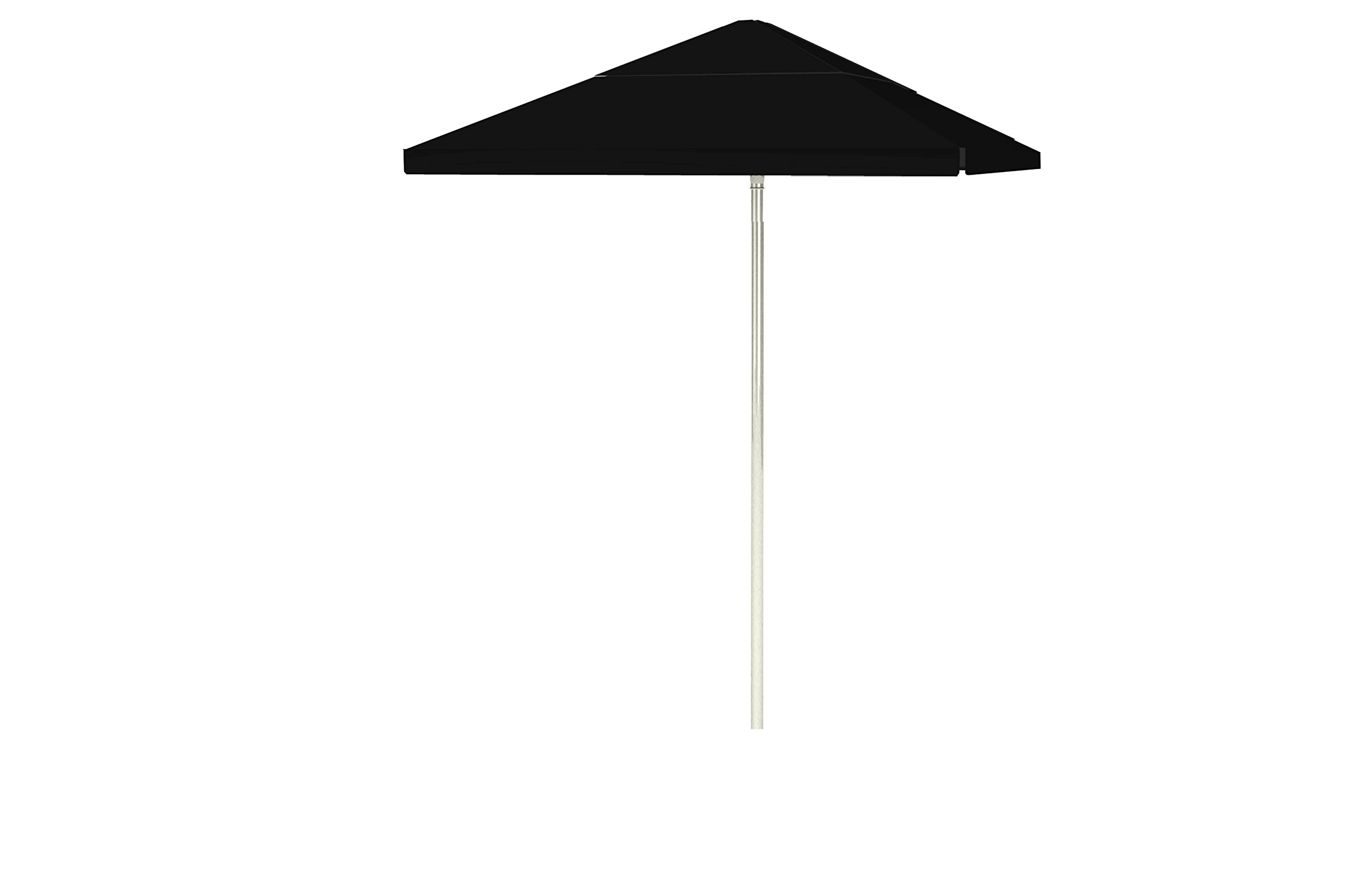 Best of Times 8& Square Market Umbrella; Classic Black