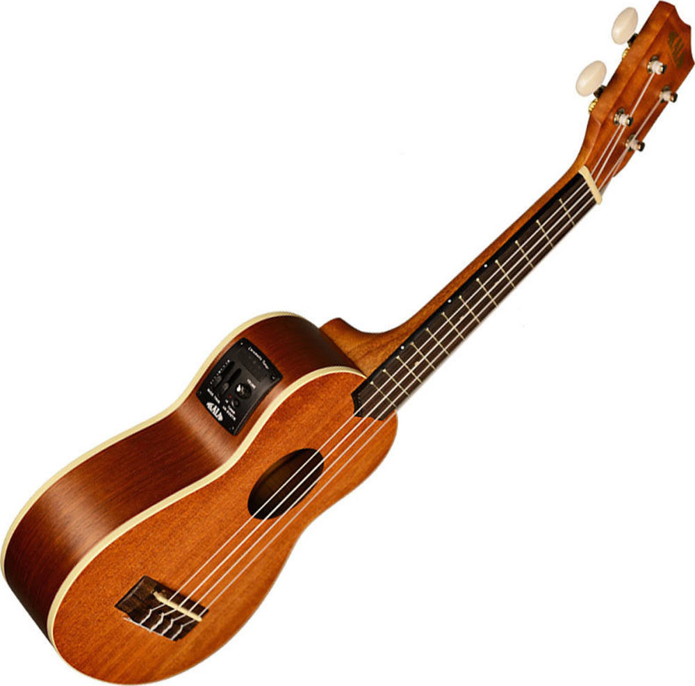 Kala KA-SE Satin Mahogany Soprano Acoustic-Electric Ukulele
