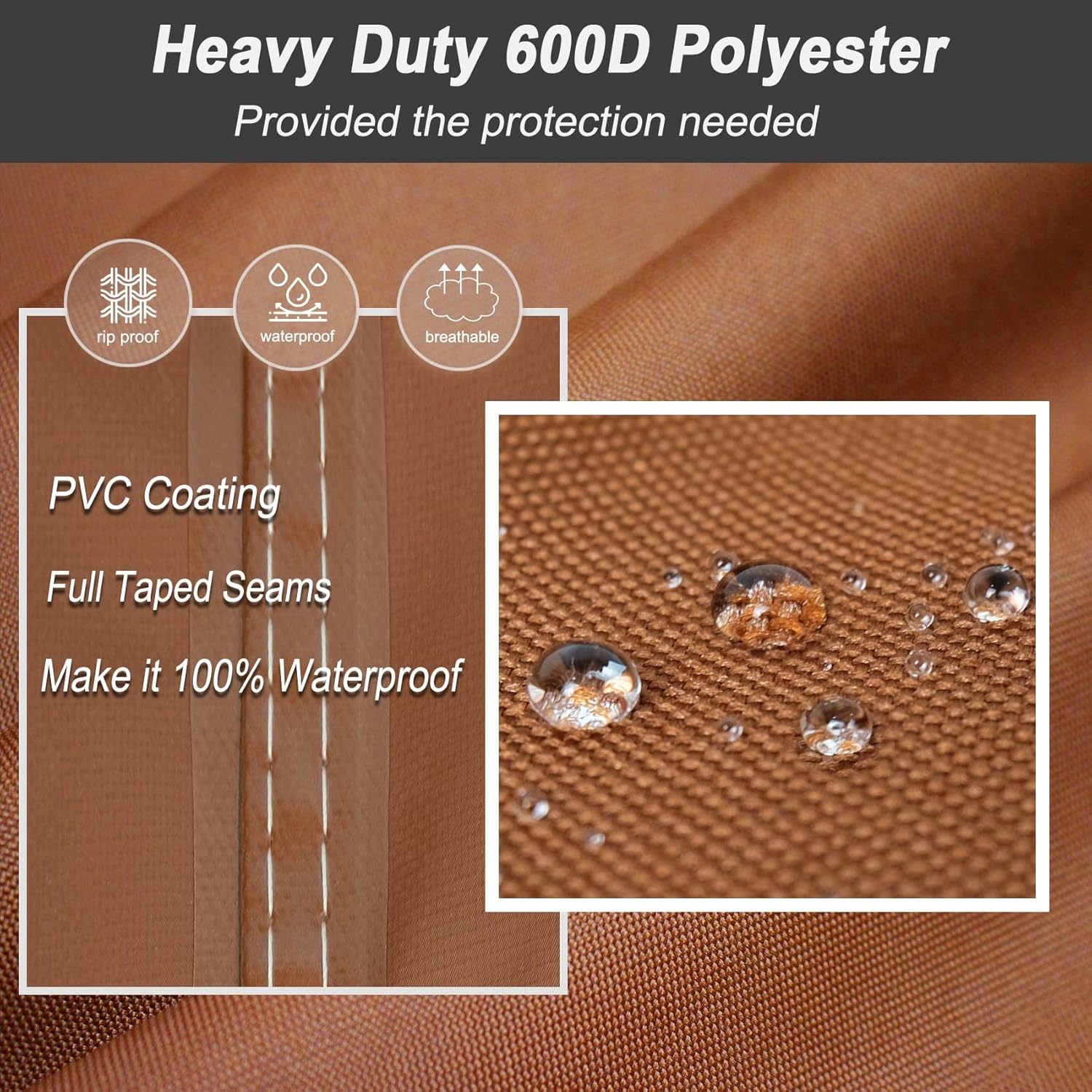 NettyPro Outdoor Sectional Couch Covers, 83