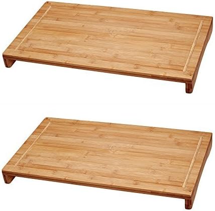 Lipper 8831 Bamboo Large Over the Sink/Stove Cutting Board 2-Pack