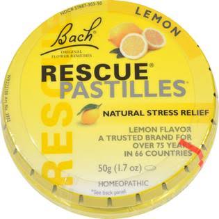 Bach Rescue Remedy Pastilles - Lemon - 50 grm - Case of 12