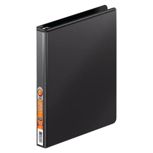 Wilson Jones W363-13BPP1 0.5 in. Heavy Duty Round Ring View Binder - Black, Pack of 12