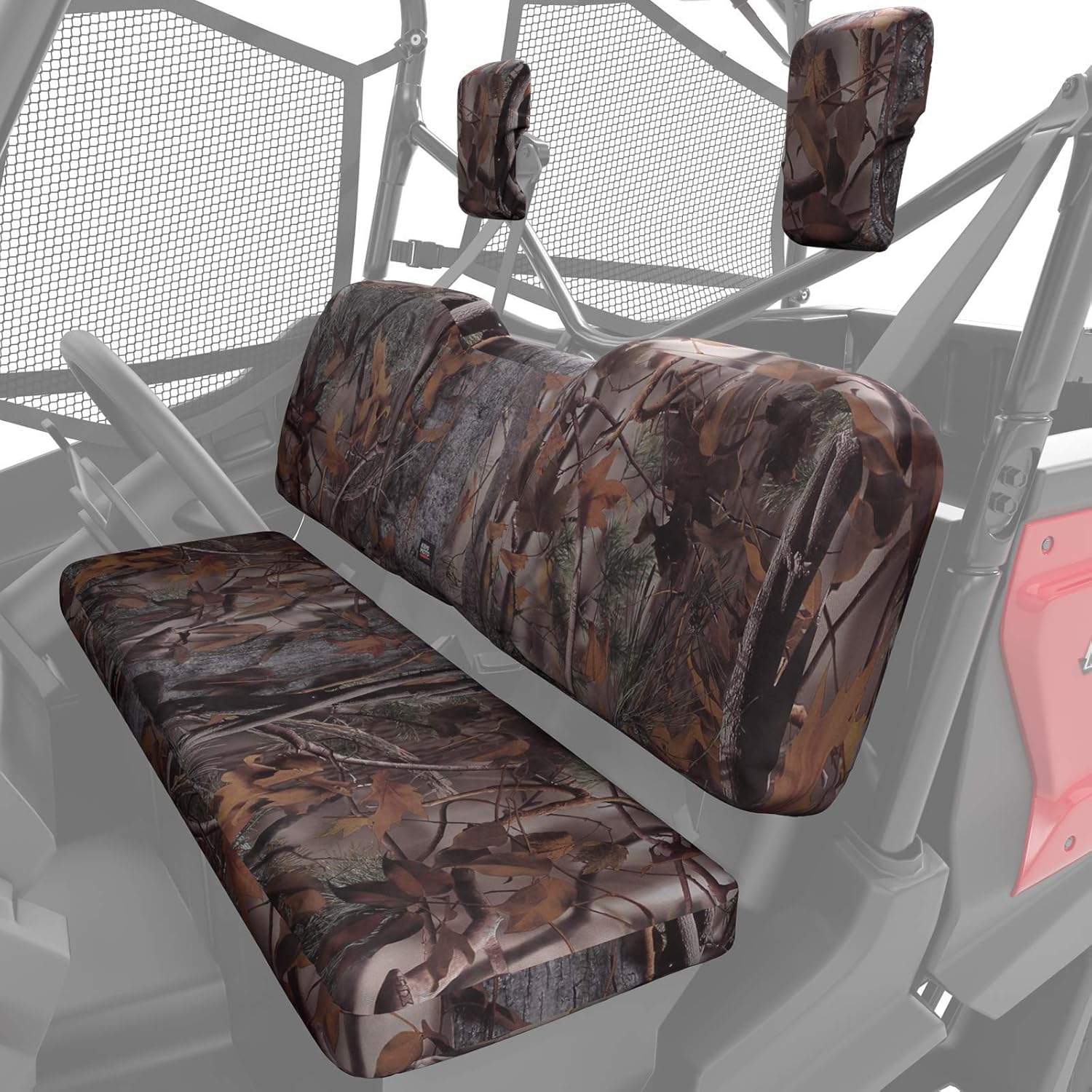 kemimoto Pioneer Seat Cover Compatible with 2016-2021 Pioneer 1000 & Pioneer 1000-5, Front Seat Only (Camo) Pack of 2