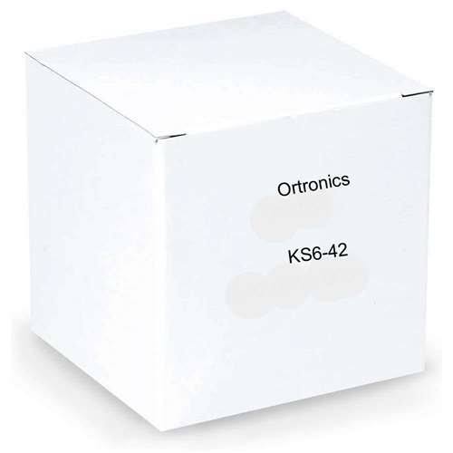 Ortronics - OR-KS6-42 - TechChoice Keystone Cat 6 Keystone Jack, Red, Pack of 25