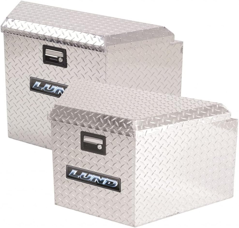 Lund Flush Mount Box | Universal-Aluminum | Black | Dim A: 34.00,Dim B: 16.00,Dim C: 22.500,Dim D: 21.000