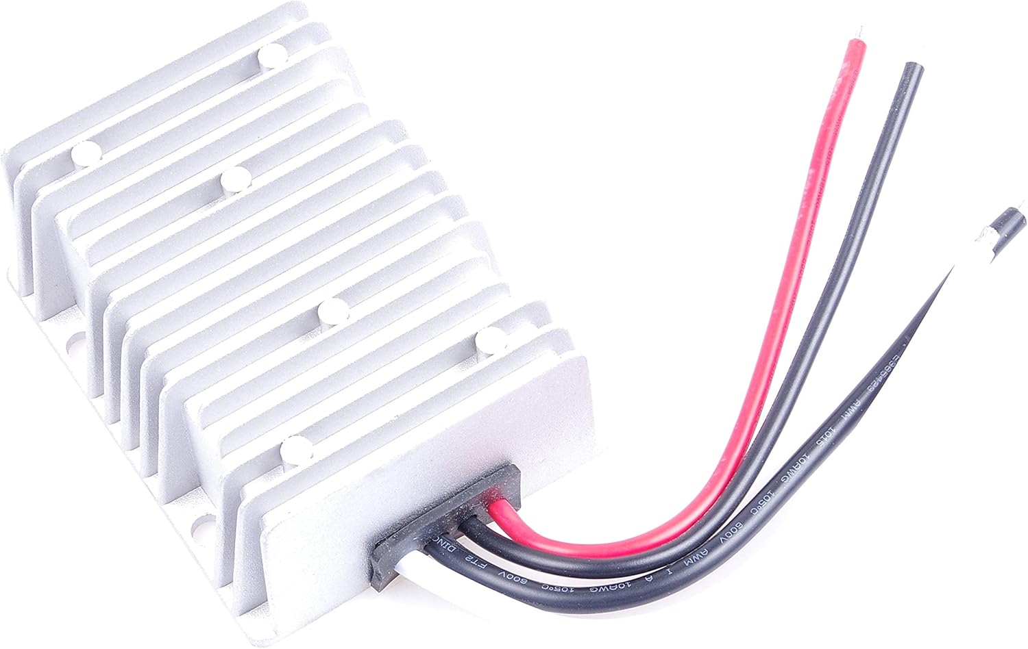 KNACRO 13.8V Buck Voltage Vonverters 24V (18v-36v) converts to 13.8V Step Down car Power inverters Input DC 18V-36V Output 13.8V 40A Waterproof Power adapters (40A)