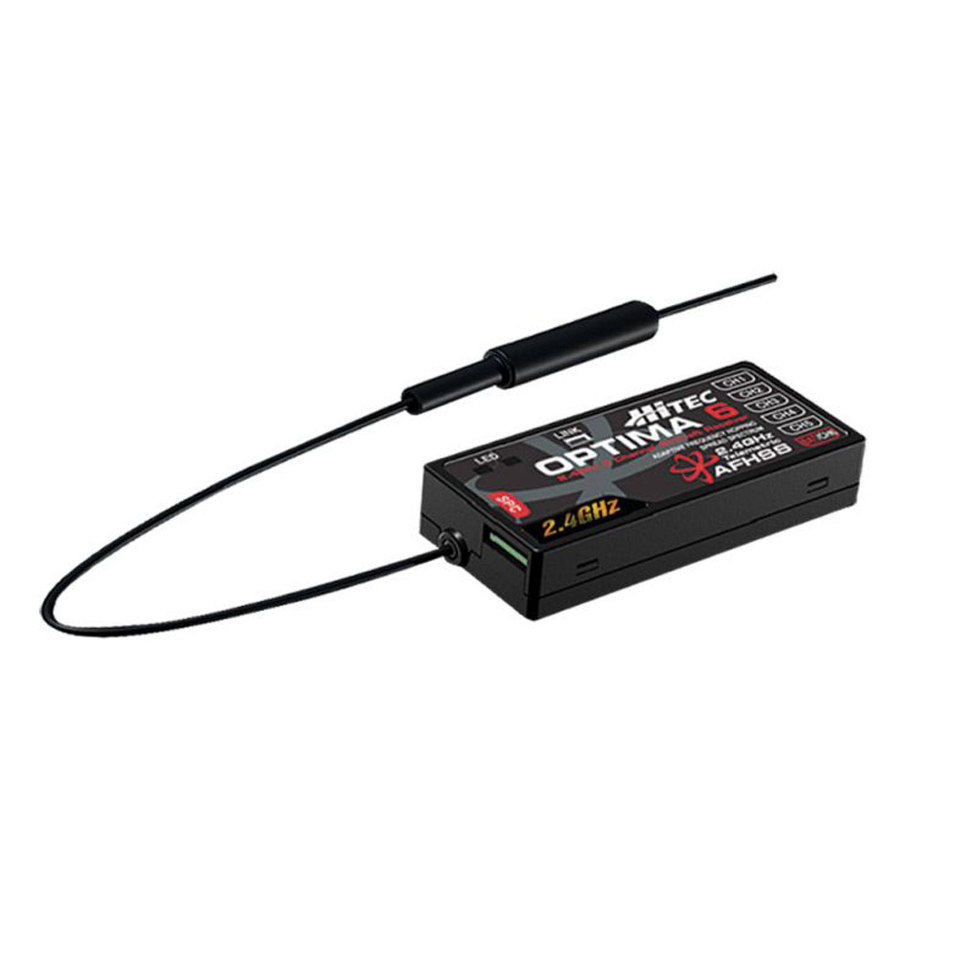 Hitec 29431 Optima 6 - 6-Channel 2.4GHz Receiver (Triple Pack)