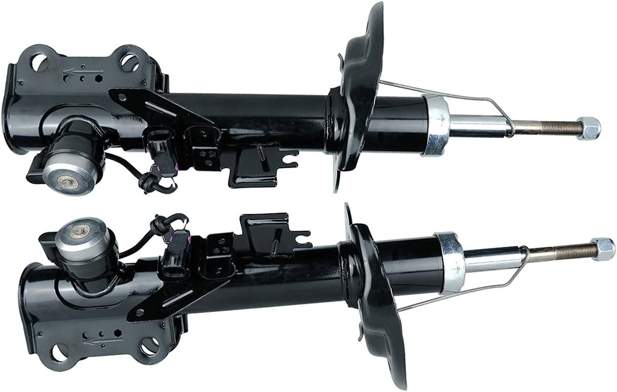 TOPAZ 20834664 22793799 Pair Front Shock Struts Absorber w/Electric Compatible with Cadillac SRX Base Premium 2009-2016 / Saab 9-4X 2011