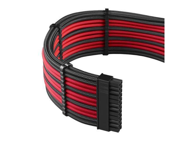 CableMod Pro ModMesh C-Series AXi, HXi u0026 RM Cable Kit (Black/Red)