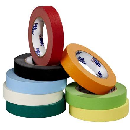 T93100312pkb Black 1/4 inch x 60 yds. Tape Logic 4.9 Mil Masking Tape Made in USA Case of 12