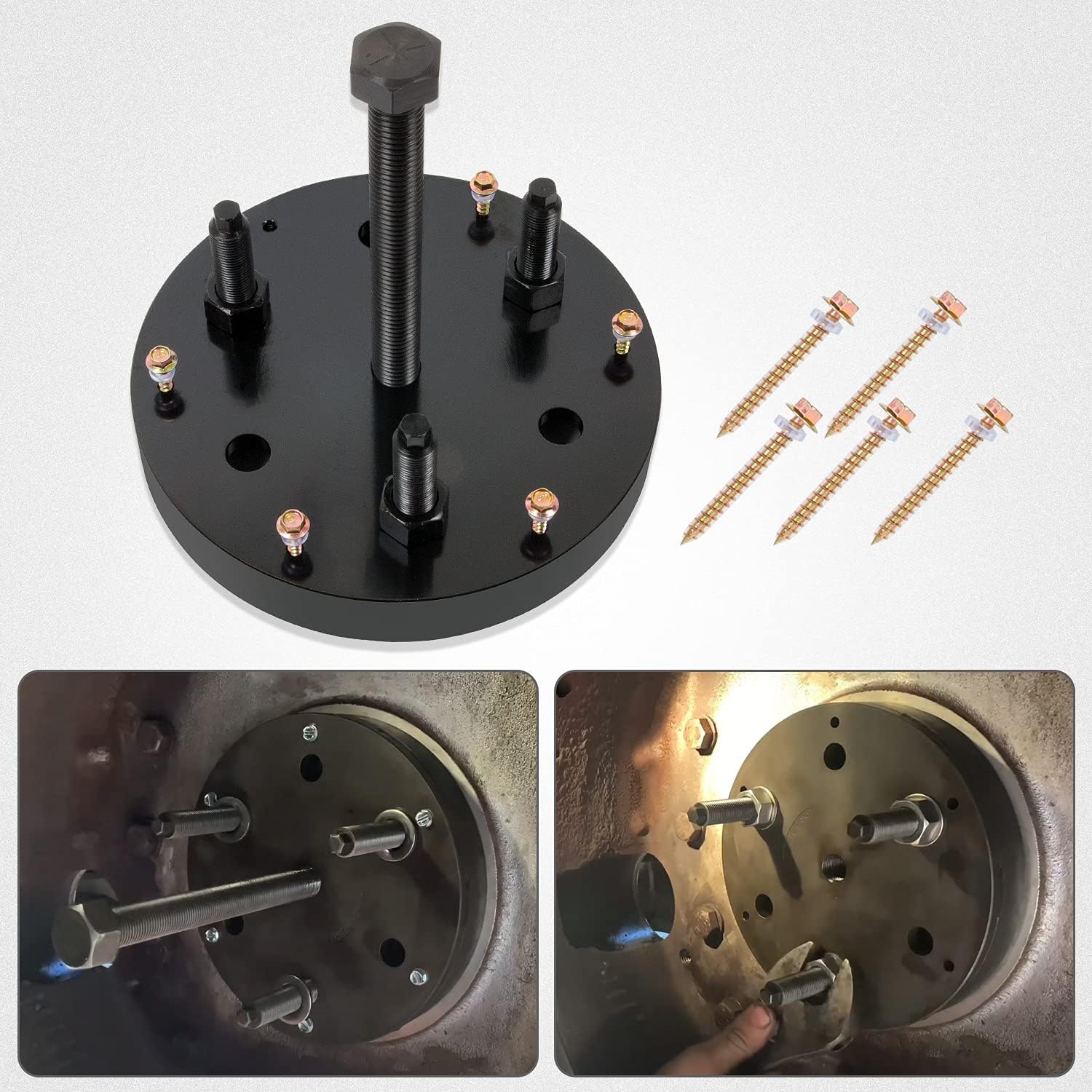 Wztepeng Crankshaft Rear Seal, Wear Sleeve Installer and Remover Tool Compatible with Cummins ISX QSX ISX12 ISX15 Replace 3164780 4965569