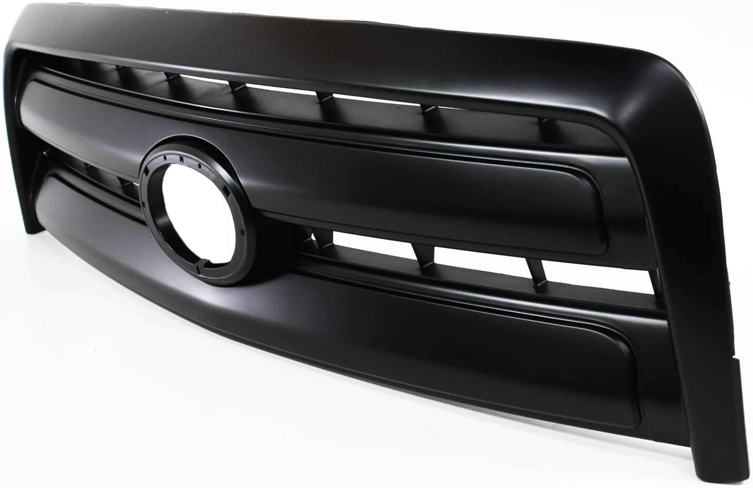 Evan-Fischer Grille Assembly Compatible with 2003-2006 Toyota Tundra ABS Plastic Painted Black Shell and Insert Regular/Access Cab Base Model