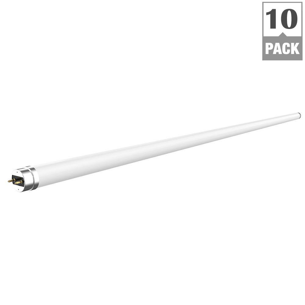 Halco Lighting Technologies 4 ft. 13-Watt T8 Dimmable LED Linear Light Bulb Type A Cool White 4000K (10-Pack)