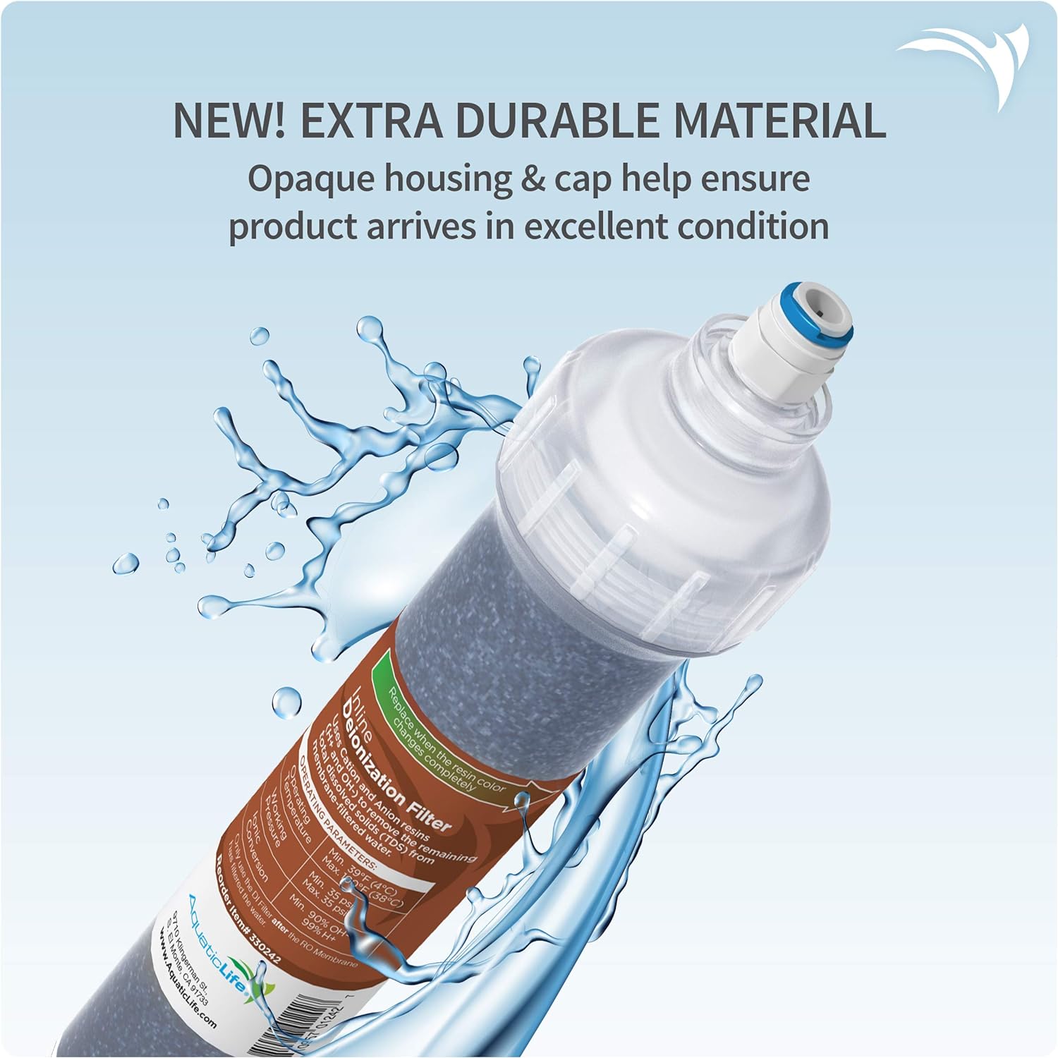 Aquatic Life DI Color Changing Mixed Bed Resin Cartridge Pack of 2