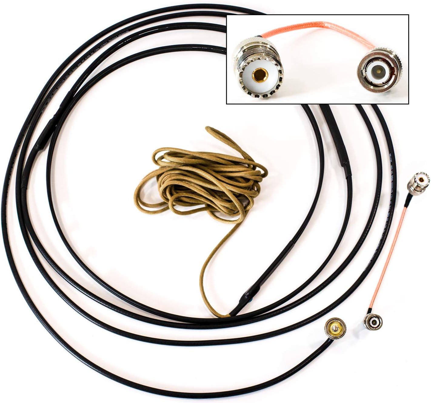 The Survival Antenna Turns Your Portable Hand Held or Vehicle Ham Radio Into a Survival Tool Choose The Right Adapter for Your Radio SMA Female Fits Radios Wouxum Any Tone Baofeng Pack of 2