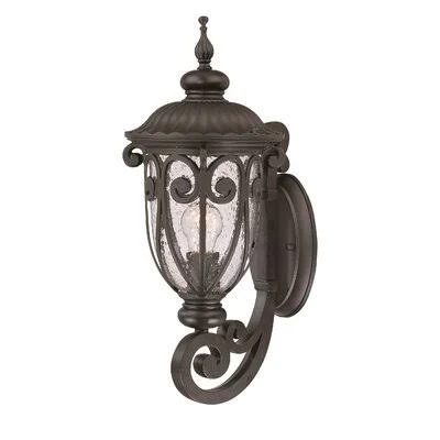 Appalachian Outdoor Wall Lantern Astoria Grand Color: Marbleized Mahogany
