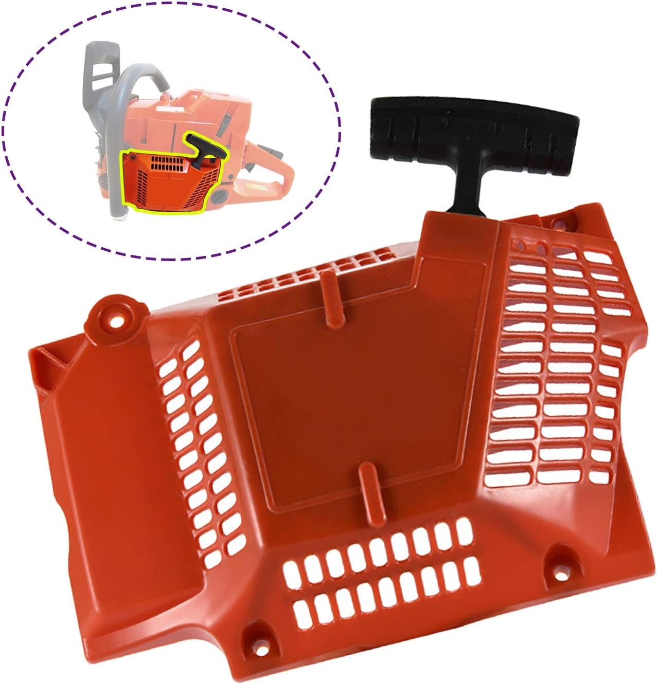 Yieking 503628201 Recoil Rewind Pull Cord Starter Assembly for Husqvarna 362, 362XP, 365, 365EPA, 371, 371XP, 372, 372XP, 372XPW Chainsaws Pack of 2