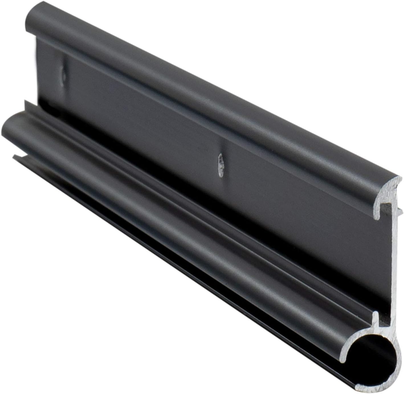 RecPro RV Awning Trim with Insert | Black or White Color Options | Aluminum | 92