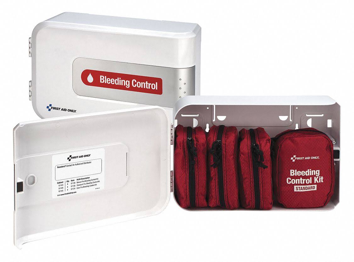 First Aid Only SmartCompliance Complete Standard Pro - Bleeding control kit - zippered case (pack of 4)