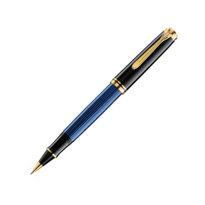 Pelikan Souver&auml;n 400 Rollerball Pen - Black u0026 Blue
