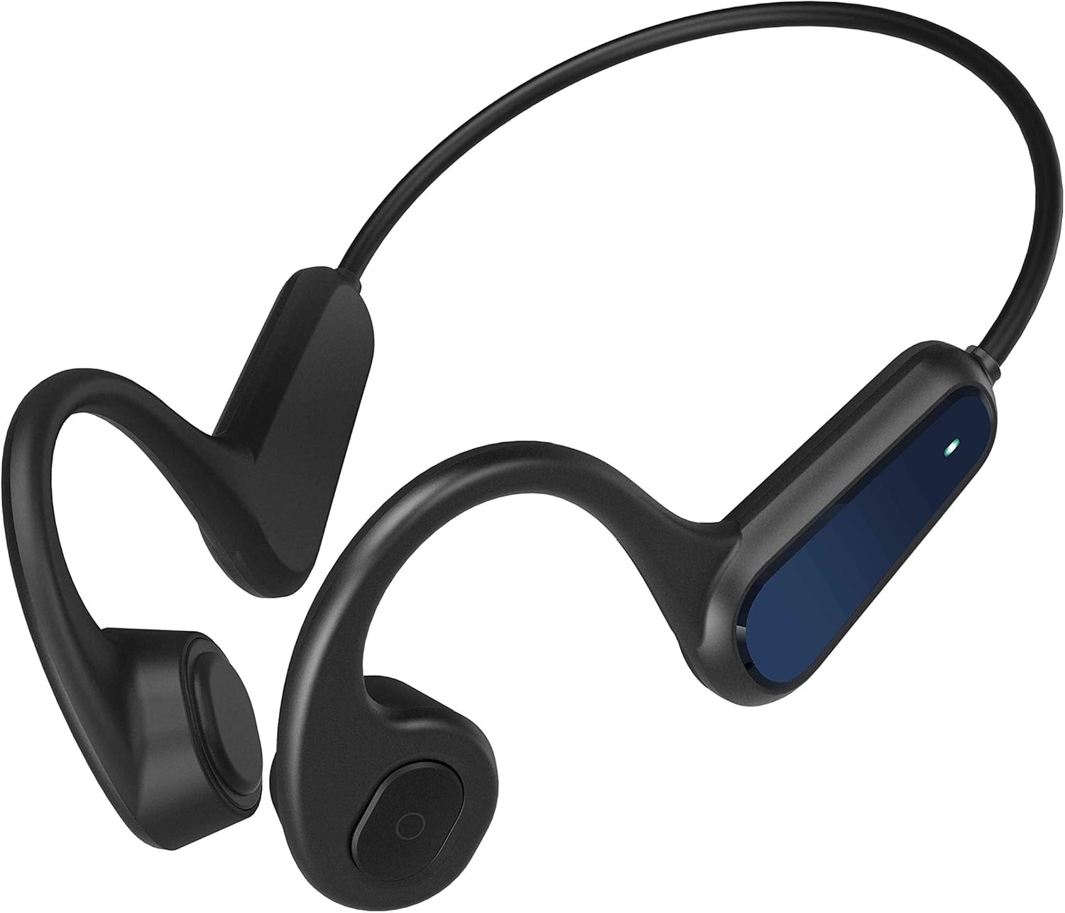 Bone Conduction Headphones, Bluetooth 5.0 Wireless Headphones, Sweat Resistant Sports Headphones, Integrated Microphone, Smart Voice Interaction (Rad)