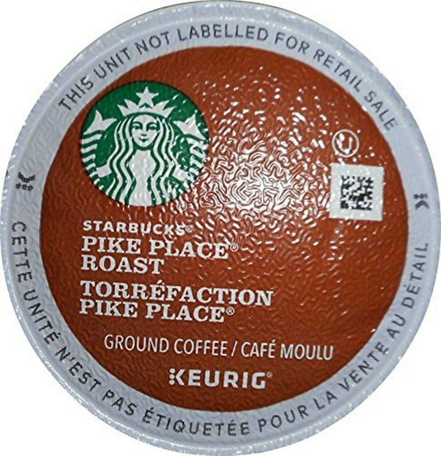 Starbucks Pike Place Roast K-Cup Packs, 32-Count - Medium Roast (Packaging May Vary)