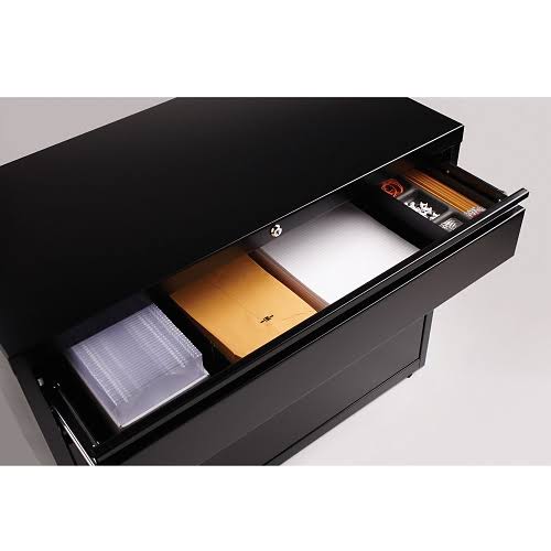 Hirsh HL8000 3-Drawer Lateral 36-Inch Storage File Cabinet (Black)