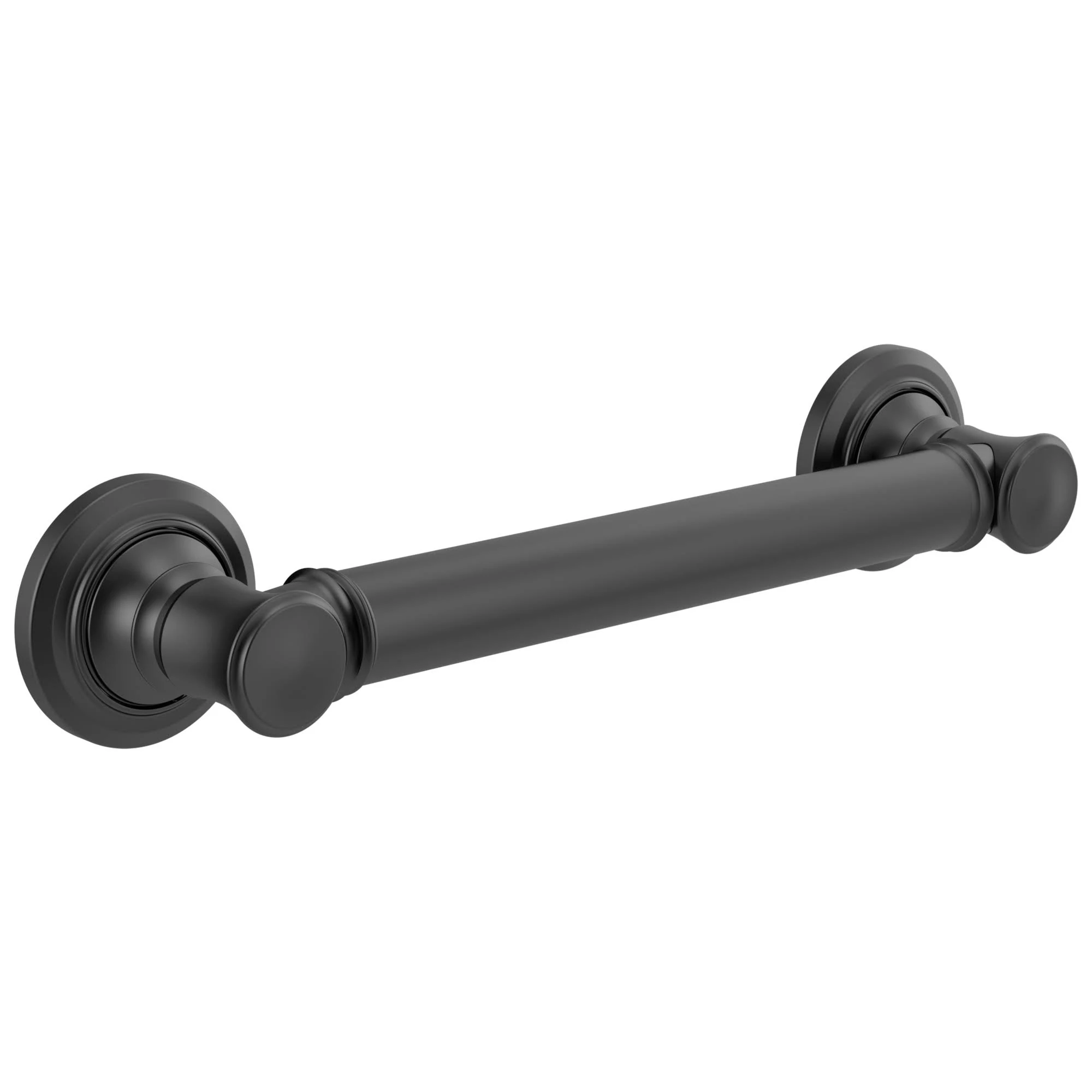 Delta 41612-BL Traditional Decorative ADA Grab Bar in Matte Black